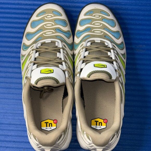 Size 11- Men’s Nike Air Max Plus Drift Phantom Cyber Baltic Blue FD4290-008 - Picture 5 of 8